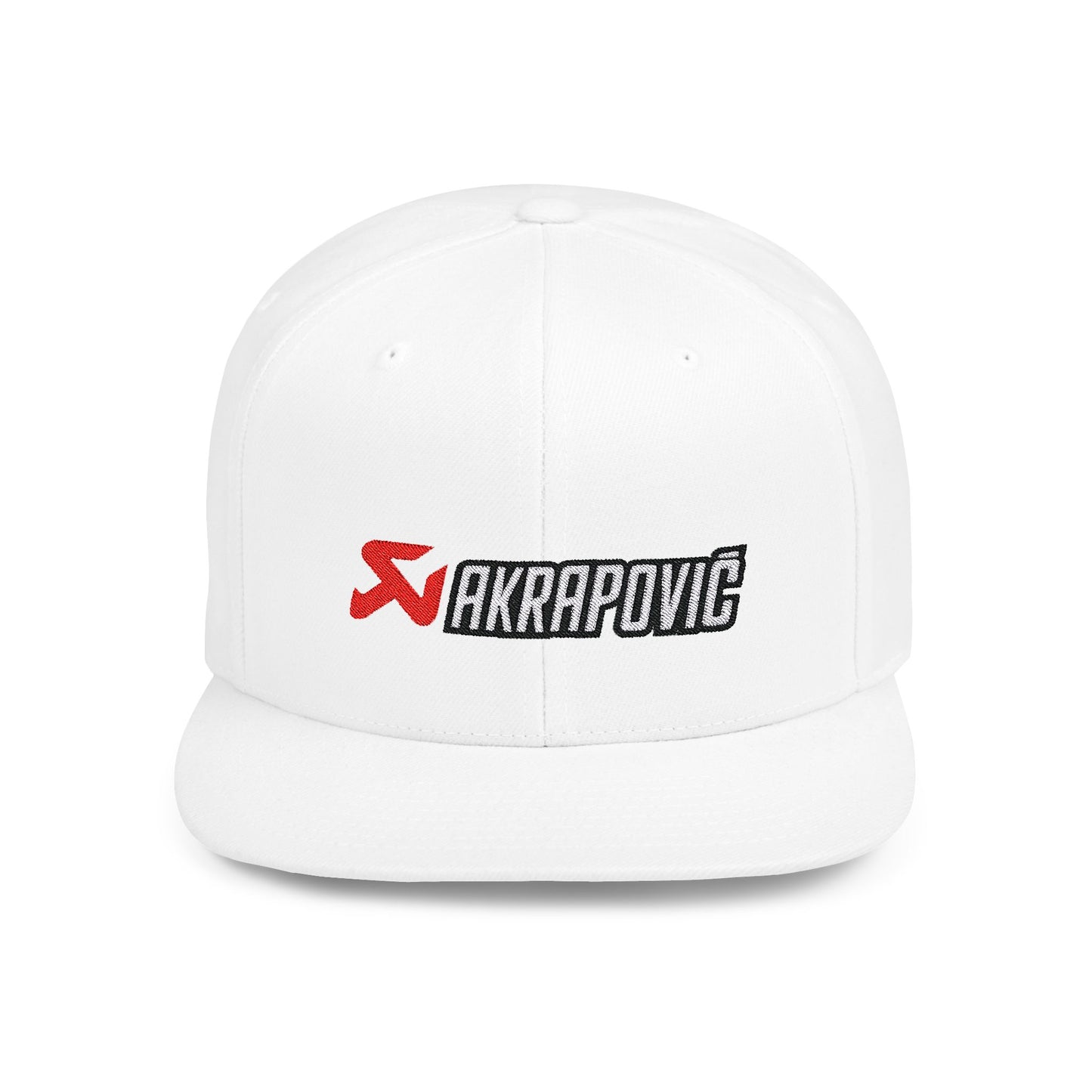 Akrapovič Flat Bill Snapback – Lightweight, Custom Fit, Premium Quality