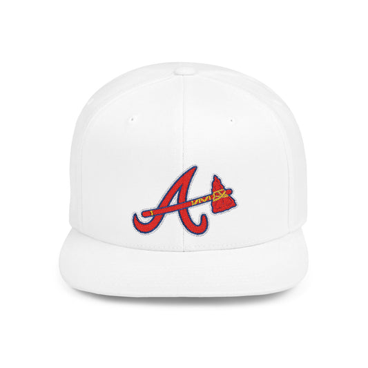 Atlanta Braves Flat Bill Snapback – Lightweight, Custom Fit, Premium Quality