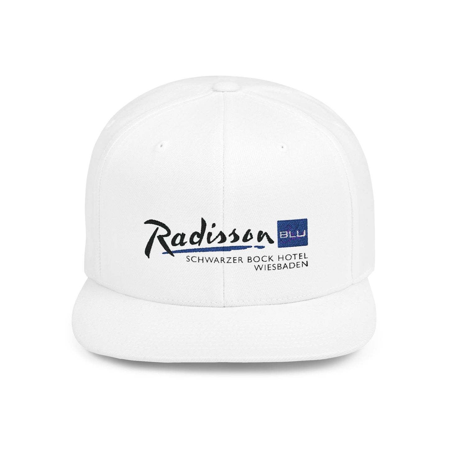 Radisson Blu Flat Bill Snapback – Lightweight, Custom Fit, Premium Quality