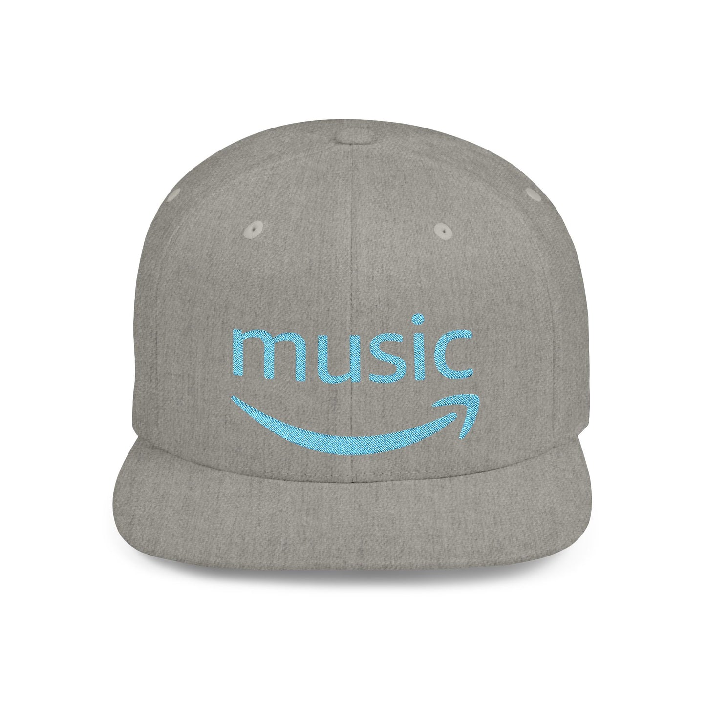 Amazon Music Flat Bill Snapback – Lightweight, Custom Fit, Premium Quality