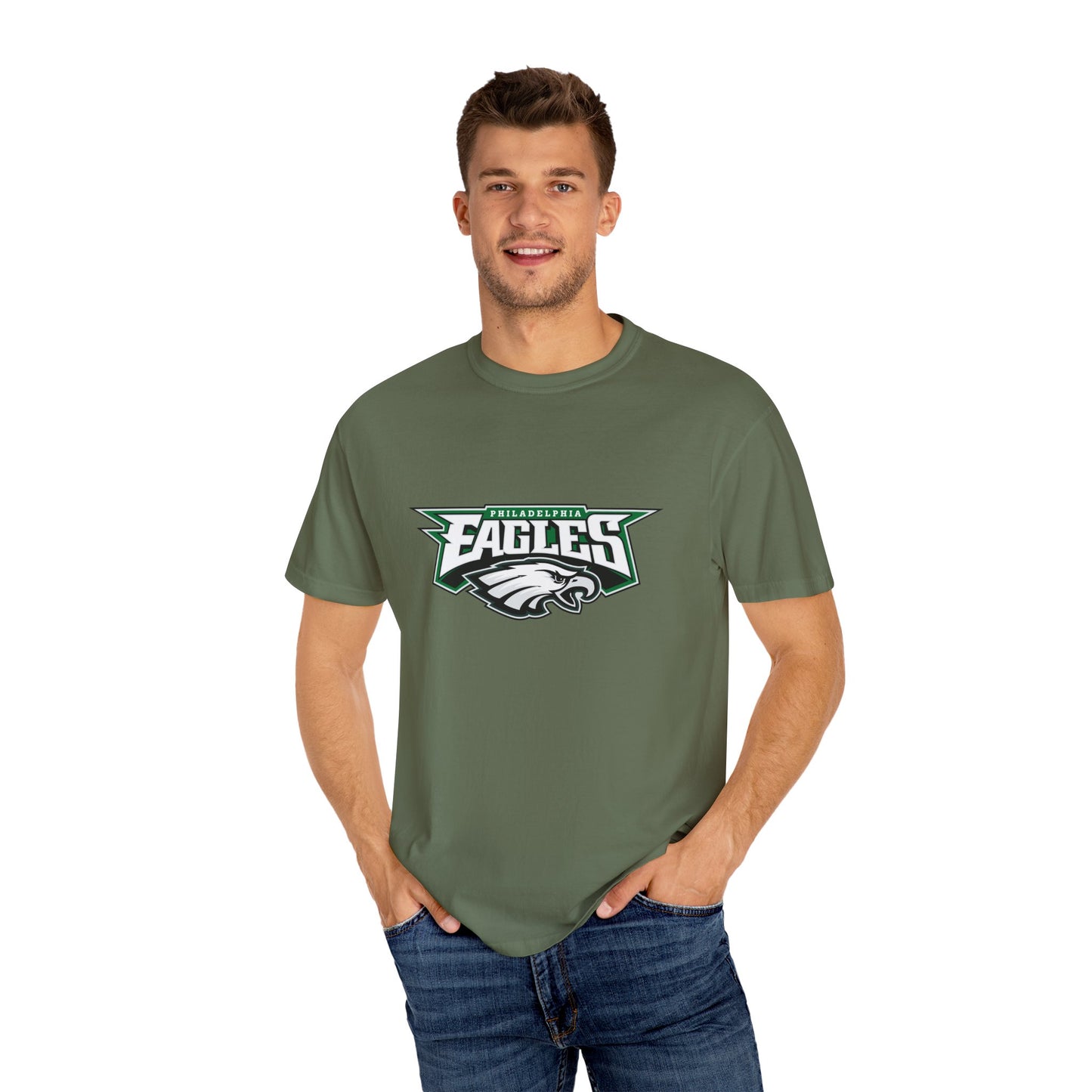 Philadelphia Eagles Gear Garment-Dyed T-Shirt – Premium Cotton Tee for Customization