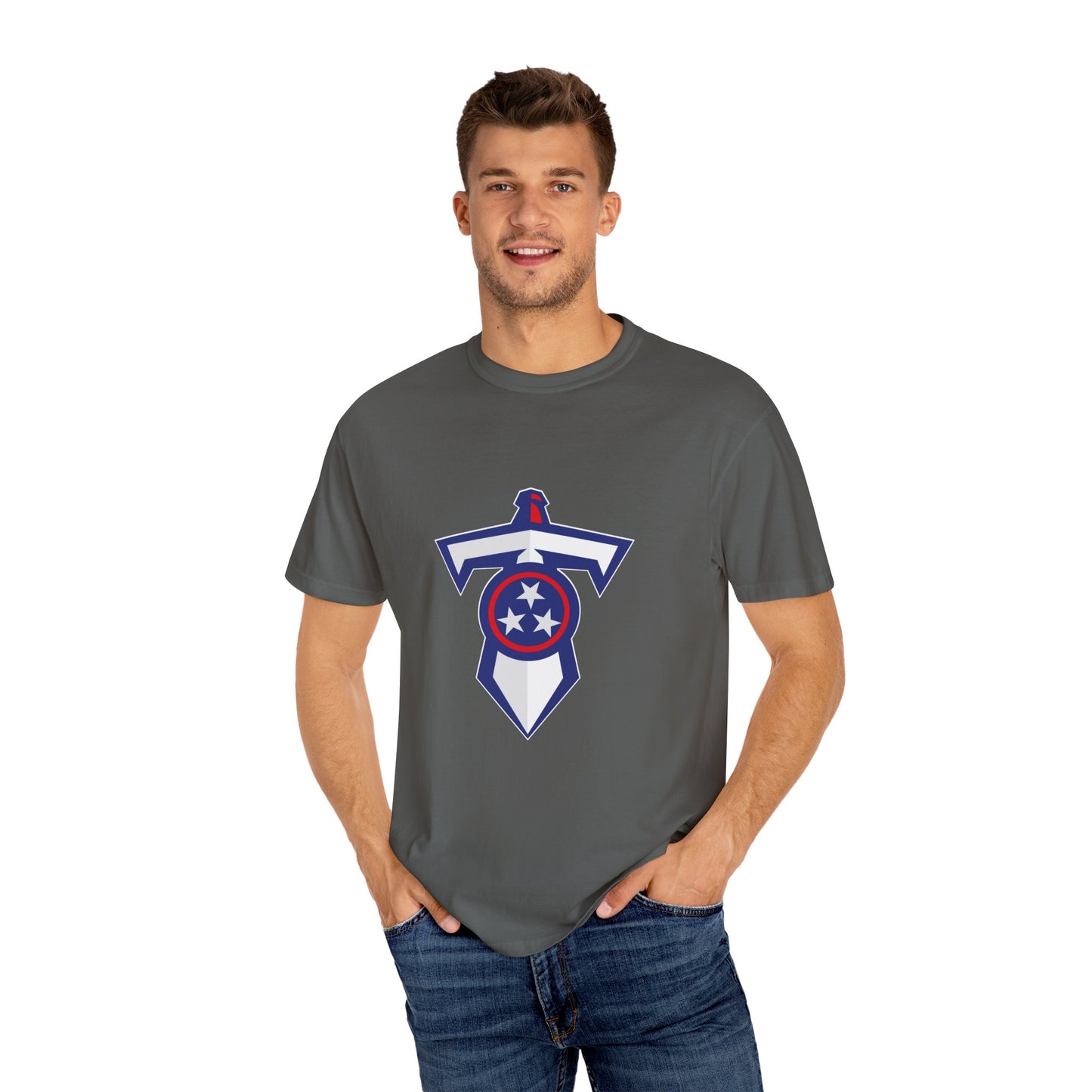 Tennessee Titans Apparel Garment-Dyed T-Shirt – Premium Cotton Tee for Customization