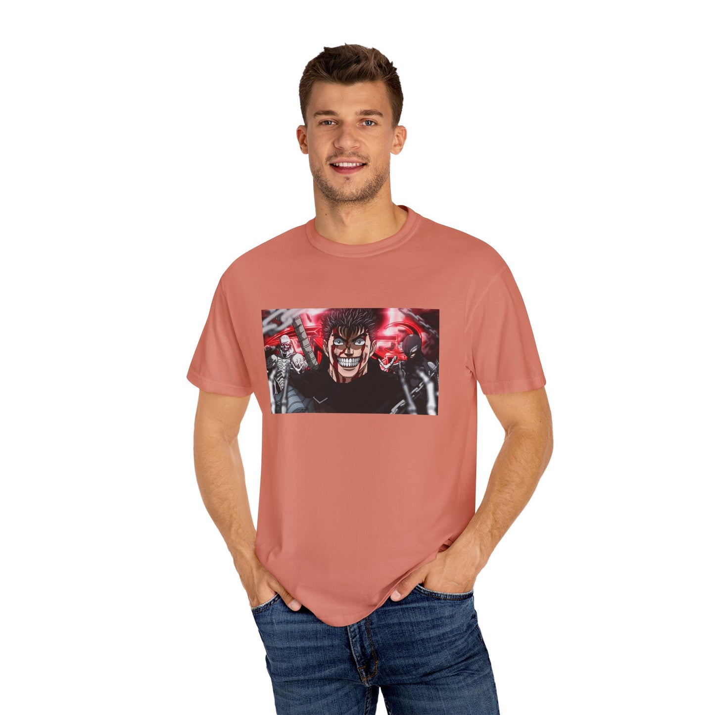 Berserk Fan Art Garment-Dyed T-Shirt – Premium Cotton Tee for Customization