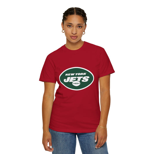 New York Jets Football Merchandise Garment-Dyed T-Shirt – Premium Cotton Tee for Customization