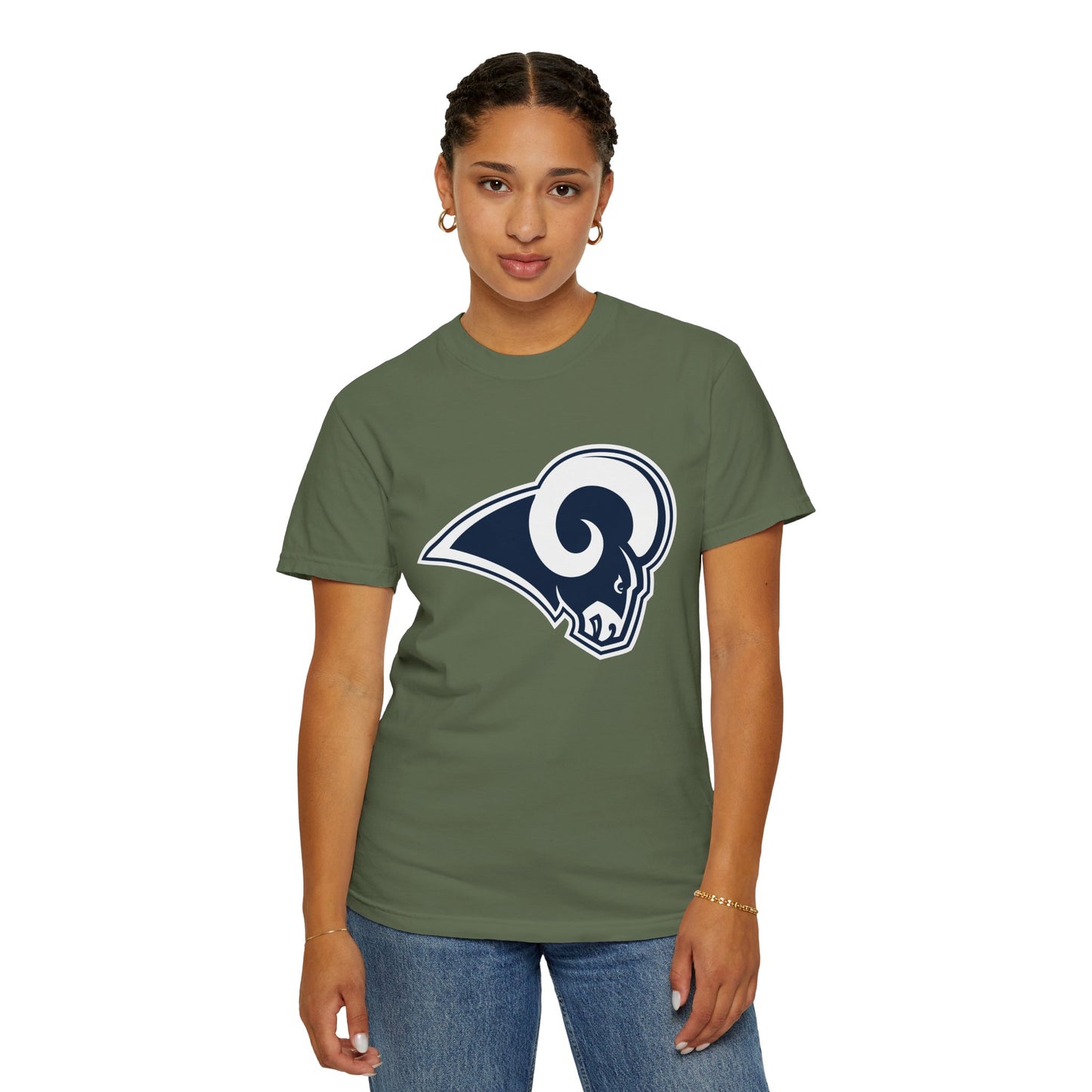 Los Angeles Rams Fan Gifts Garment-Dyed T-Shirt – Premium Cotton Tee for Customization