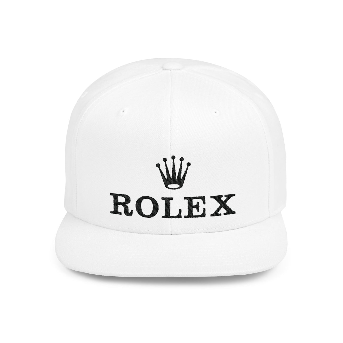 Rolex Flat Bill Snapback – Lightweight, Custom Fit, Premium Quality