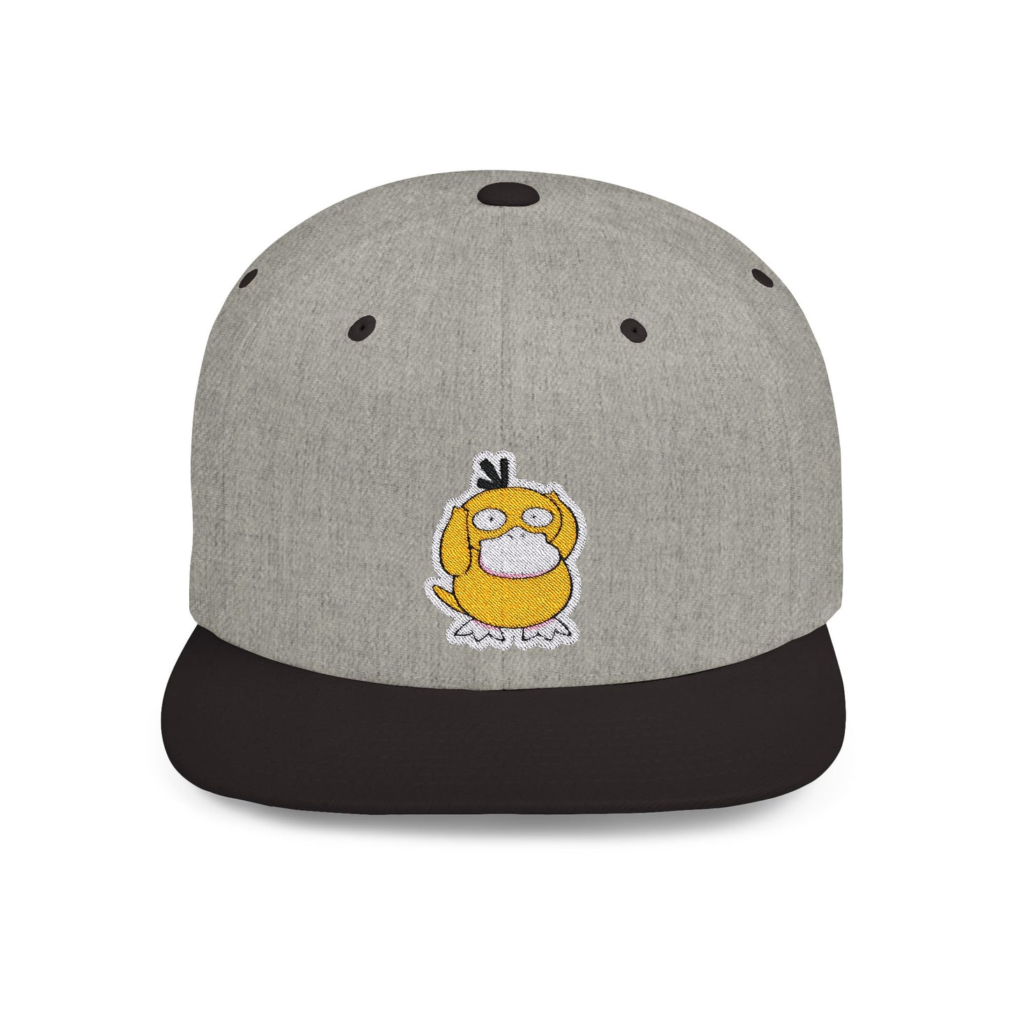 Psyduck Pokemon Flat Bill Snapback – Lightweight, Custom Fit, Premium Quality