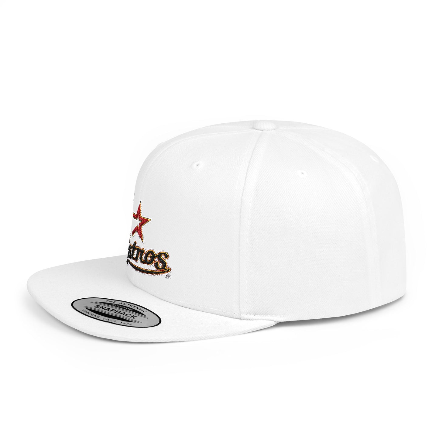 Houston Astros Flat Bill Snapback – Lightweight, Custom Fit, Premium Quality