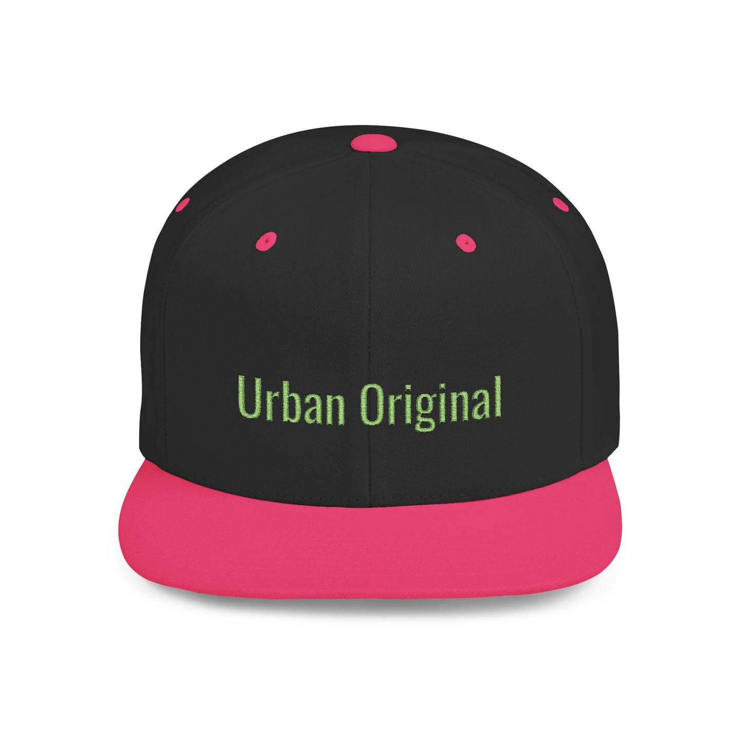 Text Urban Original Flat Bill Snapback – Lightweight, Custom Fit, Premium Quality