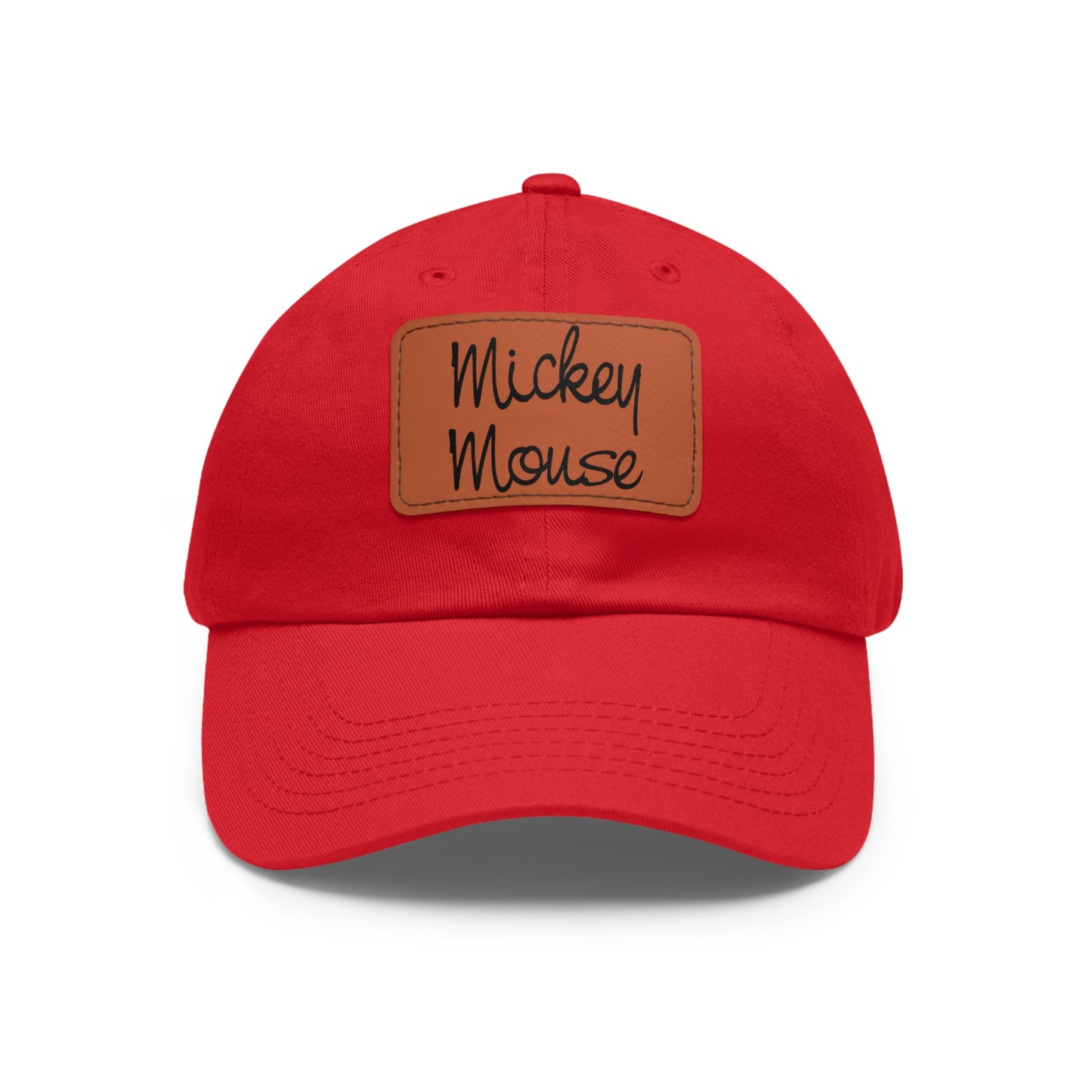 Dad Leather Patch Hat Mickey Mouse – Timeless Style, Perfect Fit