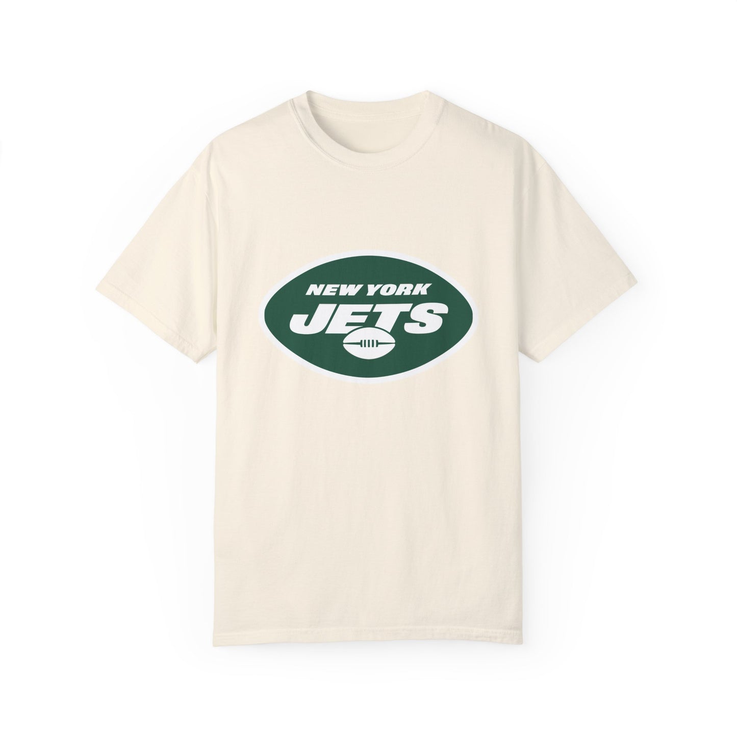 New York Jets Football Merchandise Garment-Dyed T-Shirt – Premium Cotton Tee for Customization