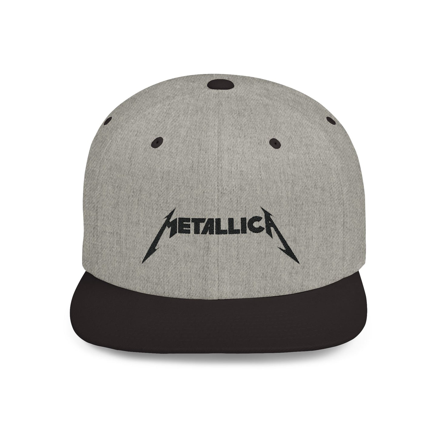 Metallica Flat Bill Snapback – Lightweight, Custom Fit, Premium Quality