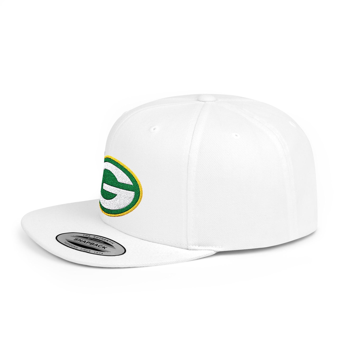 Green Bay Packers Go Pack Go Flat Bill Snapback – Lightweight, Custom Fit, Premium Quality