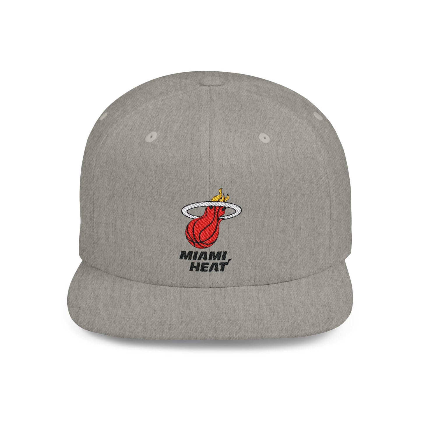 Miami Heat Flat Bill Snapback – Lightweight, Custom Fit, Premium Quality