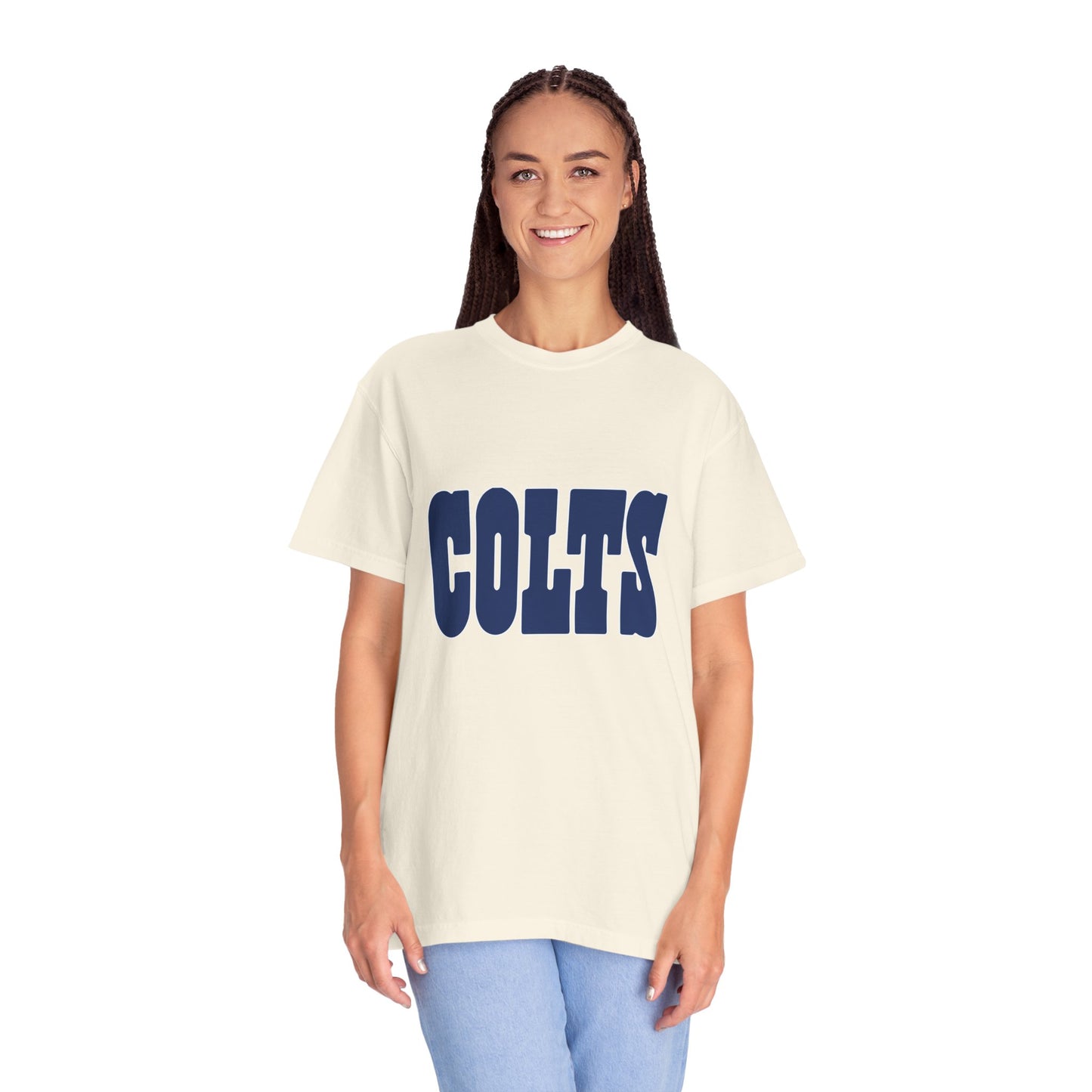 Indianapolis Colts Apparel Garment-Dyed T-Shirt – Premium Cotton Tee for Customization