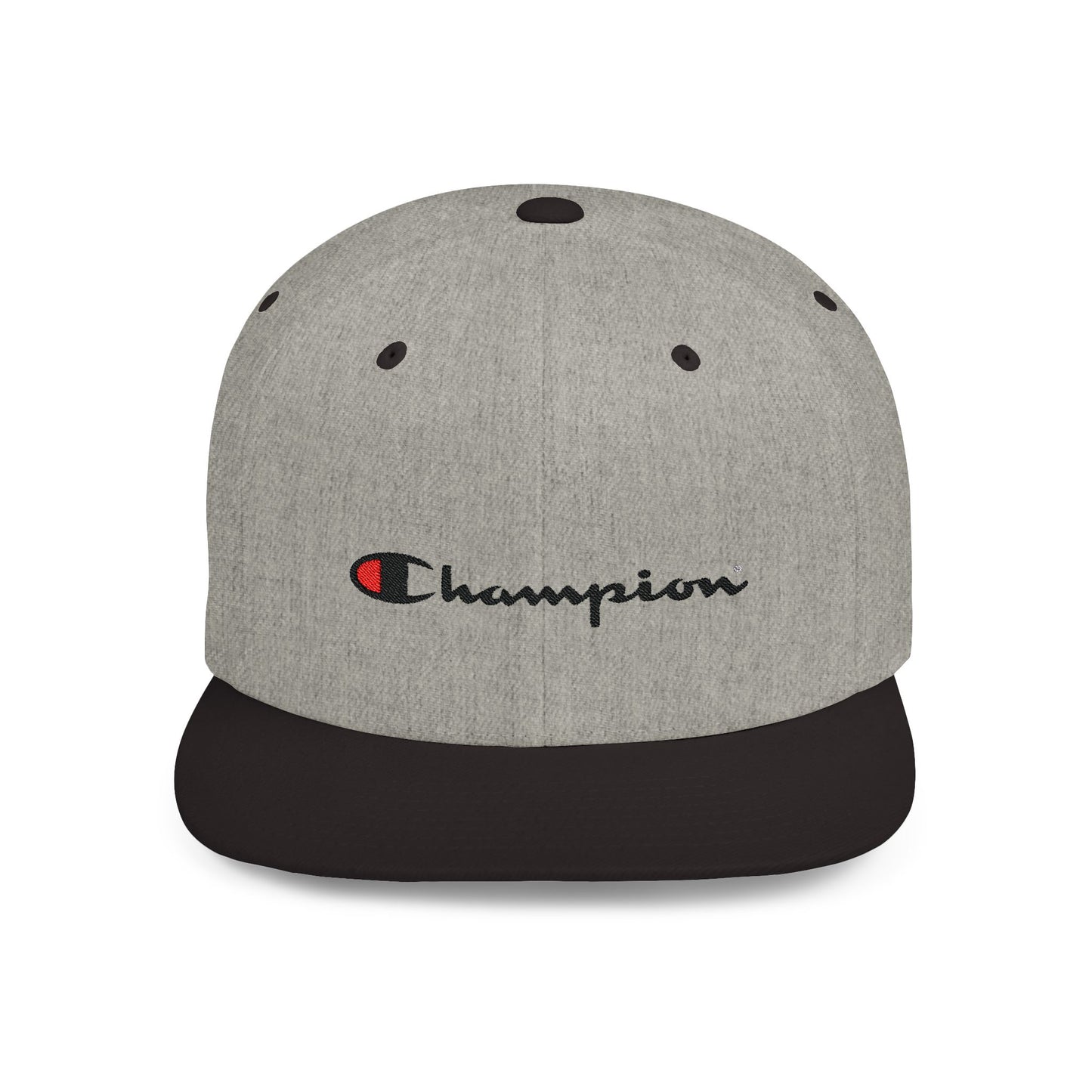 Champion Flat Bill Snapback – Lightweight, Custom Fit, Premium Quality