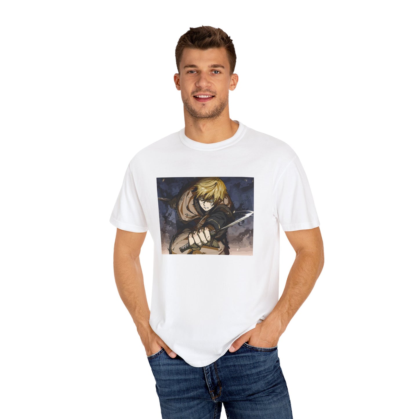 Vinland Saga Thorfinn 5K Garment-Dyed T-Shirt – Premium Cotton Tee