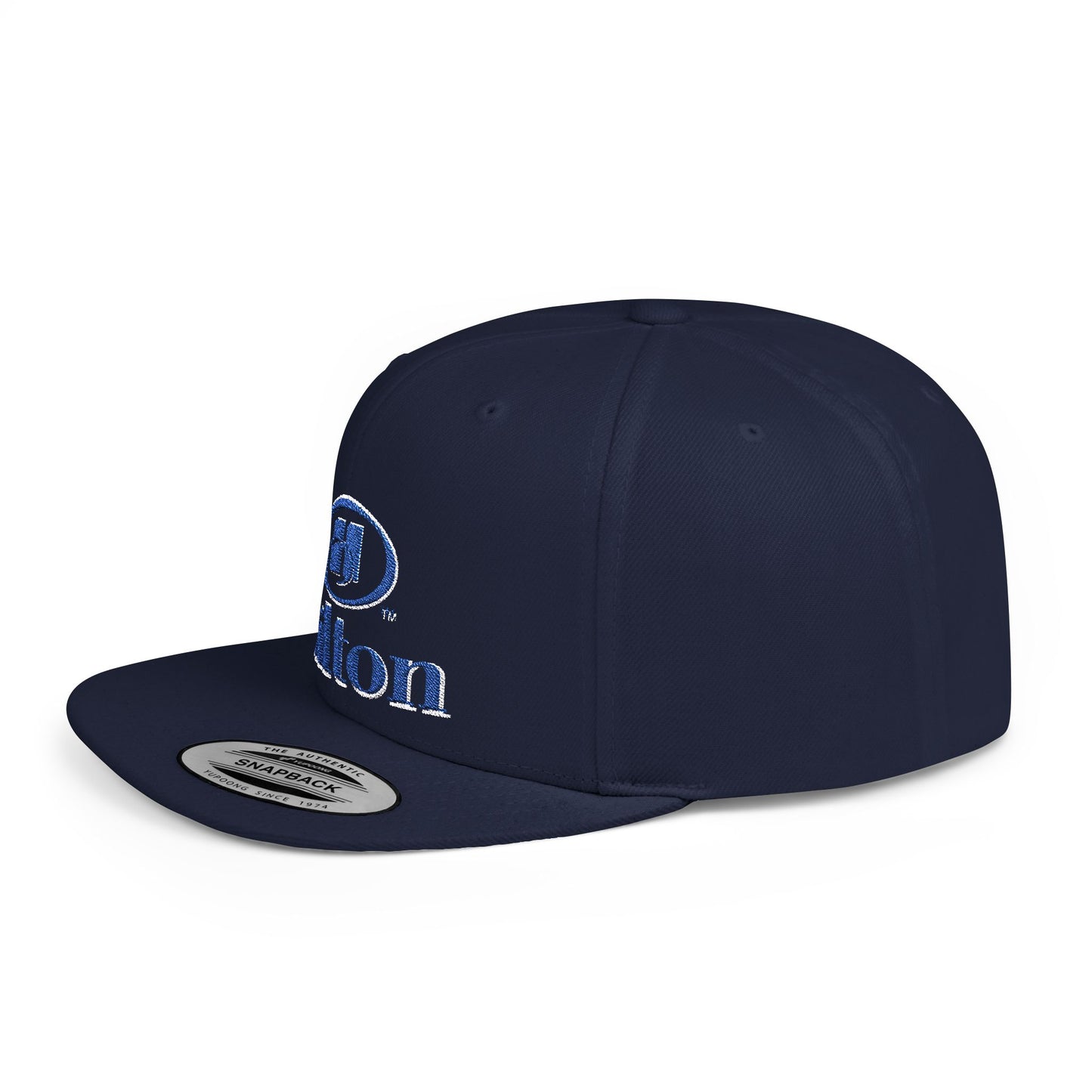 Hilton Flat Bill Snapback – Lightweight, Custom Fit, Premium Quality