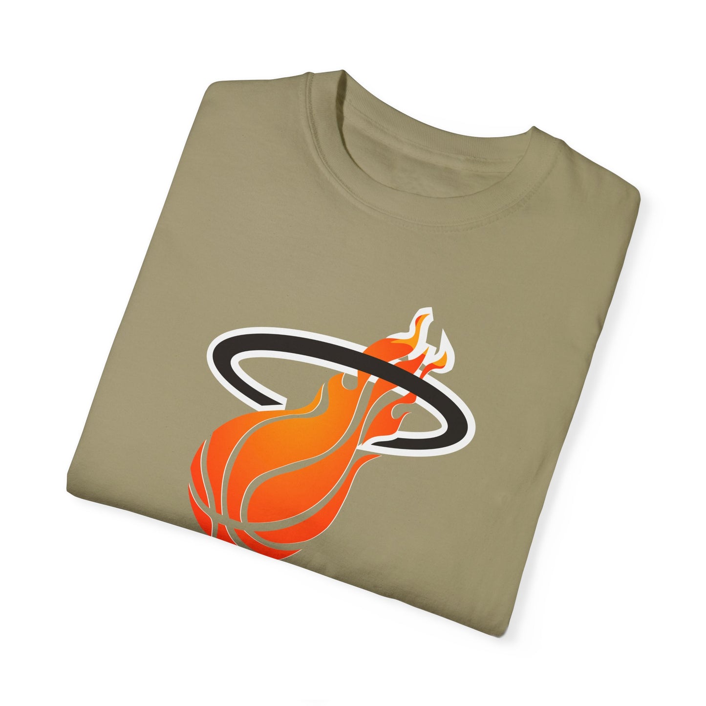 Miami Heat NBA Fans Garment-Dyed T-Shirt – Premium Cotton Tee for Customization