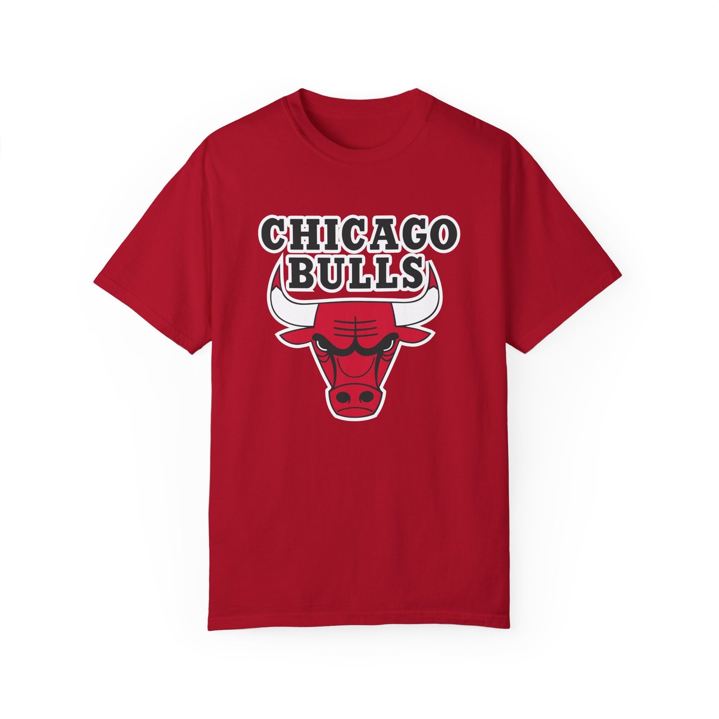 Chicago Bulls NBA Garment-Dyed T-Shirt – Premium Cotton Tee for Customization