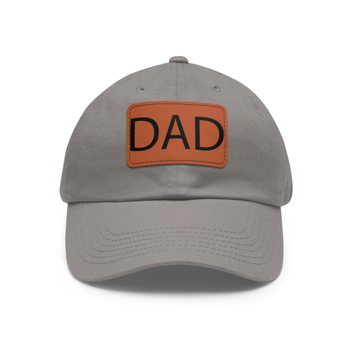 Dad Leather Patch Hat Gun and Rose – Timeless Style, Perfect Fit