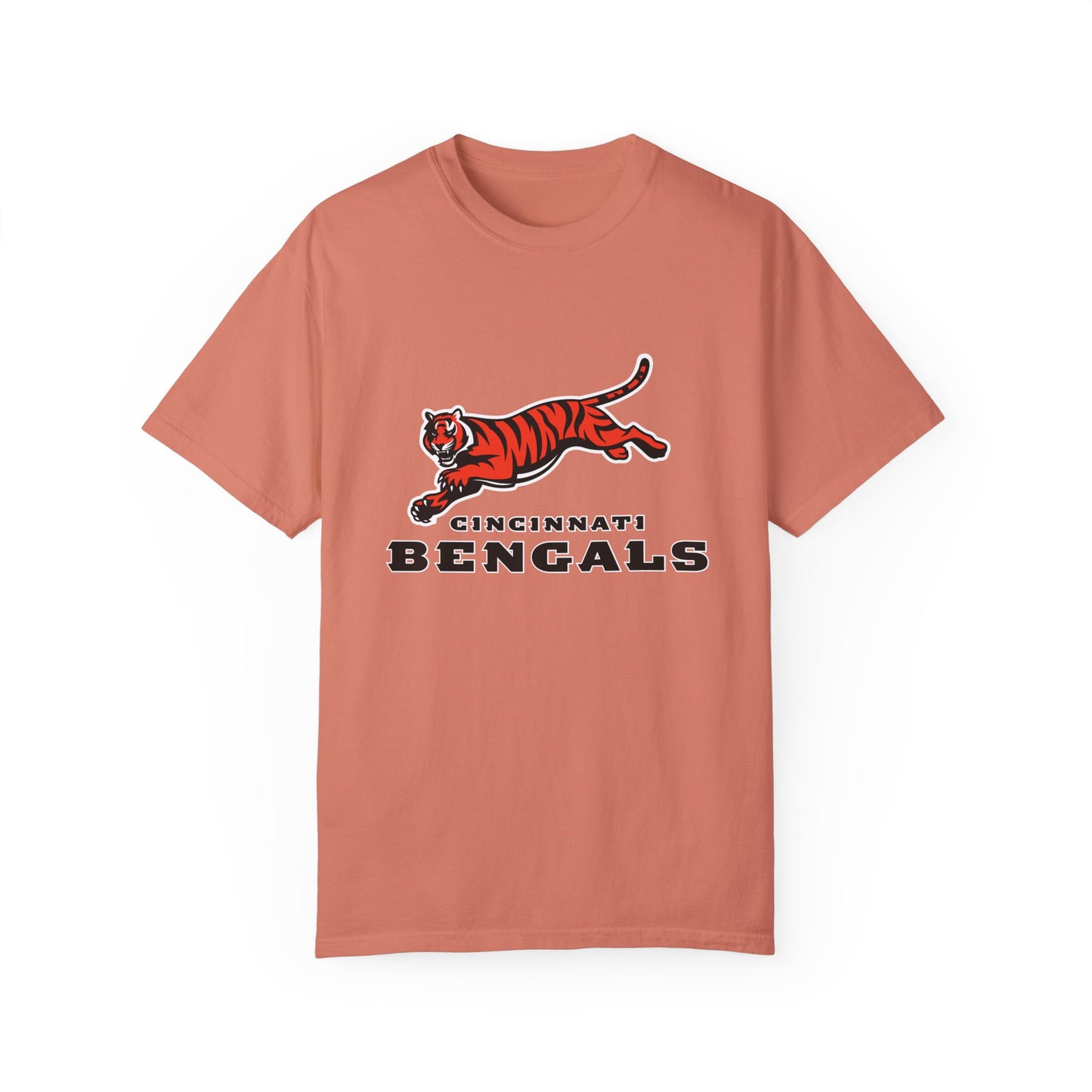 Cincinnati Bengals Clothing Garment-Dyed T-Shirt – Premium Cotton Tee for Customization