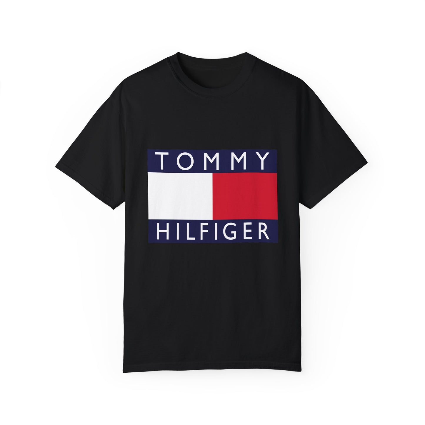 Tommy Hilfiger Garment-Dyed T-Shirt – Premium Cotton Tee for Customization