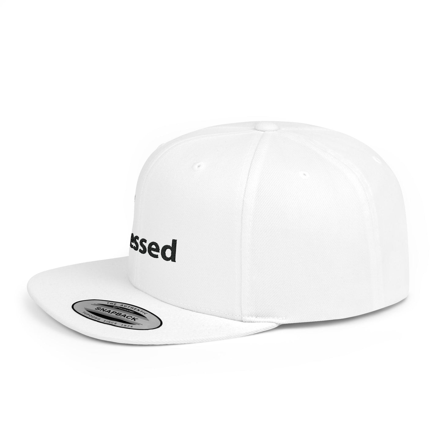 Blessed Flat Bill Snapback – Lightweight, Custom Fit, Premium Quality