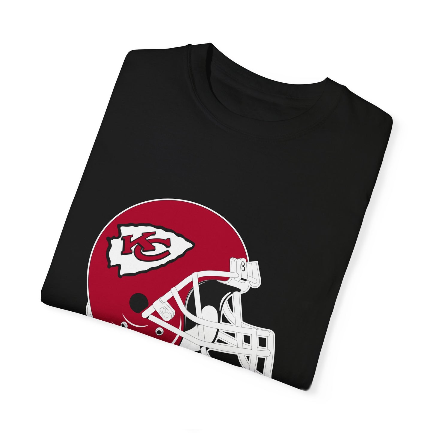 Kansas City Chiefs Football Fans Garment-Dyed T-Shirt – Premium Cotton Tee for Customization