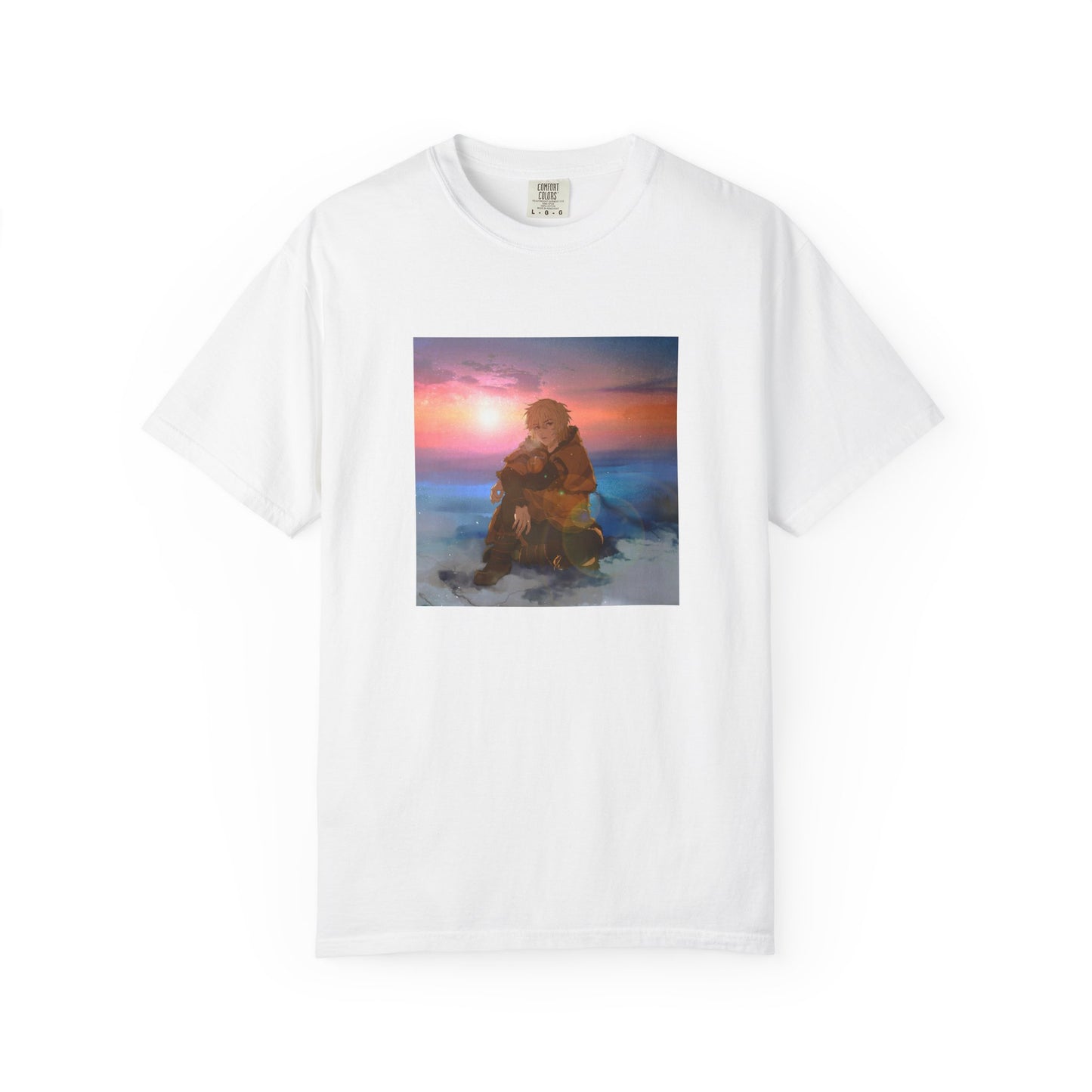 Vinland Saga Thorfinn Garment-Dyed T-Shirt – Premium Cotton Tee for Customization