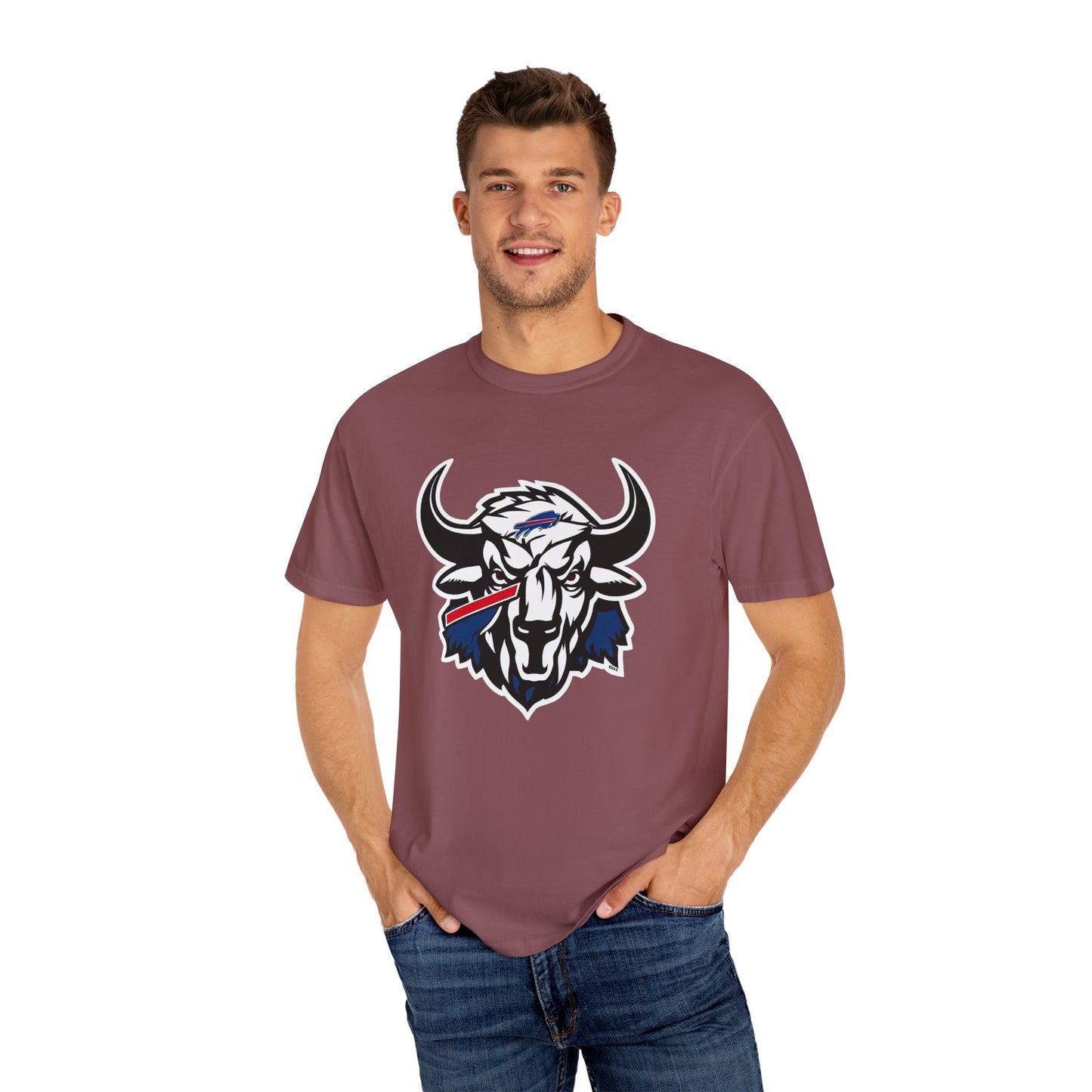 Buffalo Bills New Style Garment-Dyed T-Shirt – Premium Cotton Tee for Customization