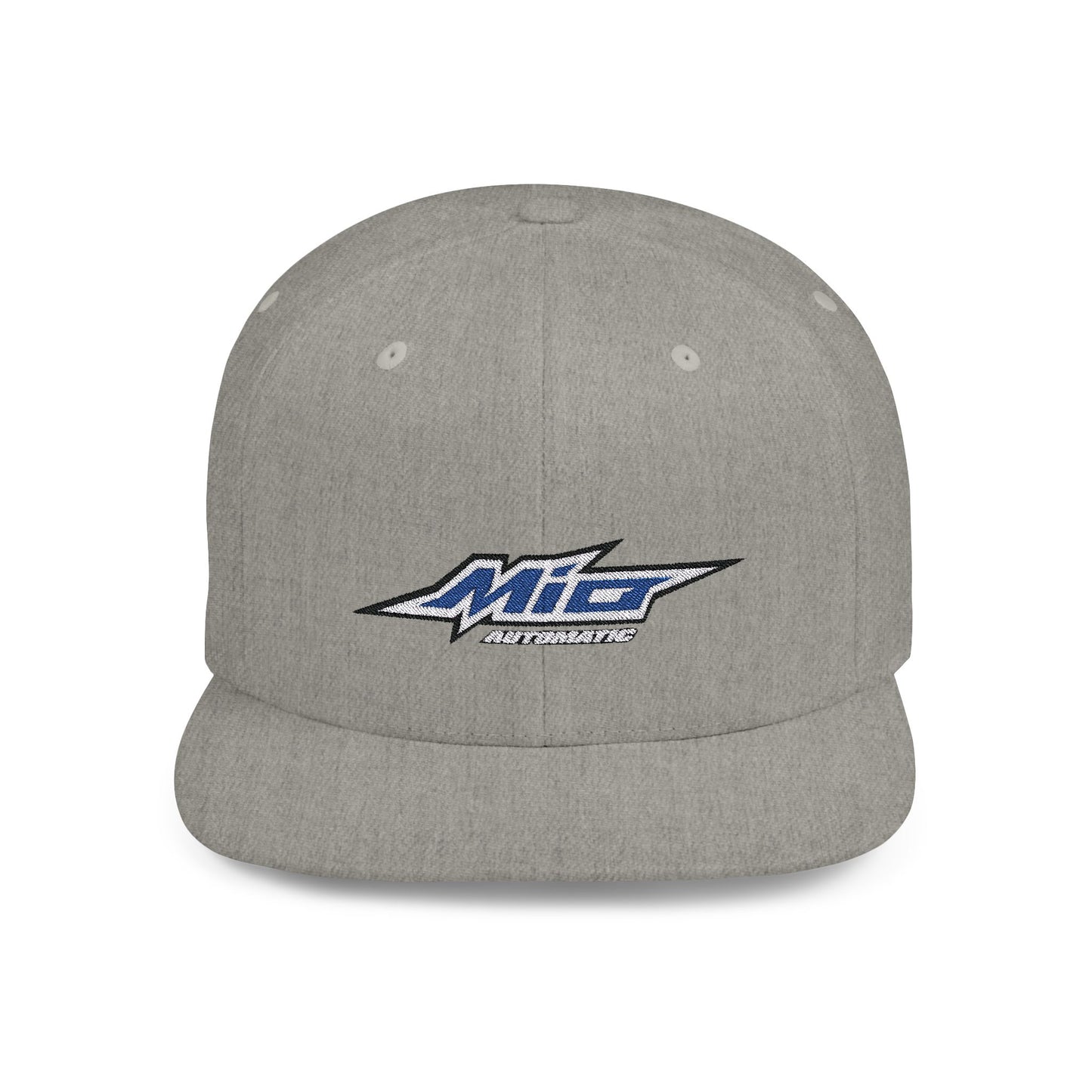 Mio Automatic Flat Bill Snapback – Lightweight, Custom Fit, Premium Quality