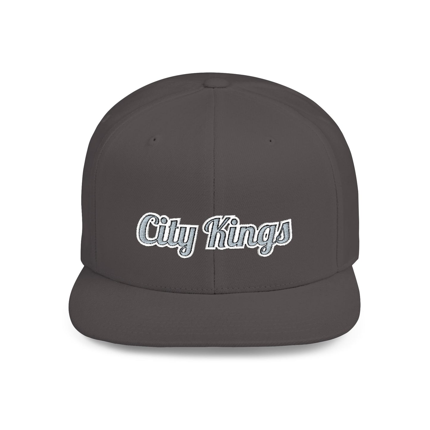 Text City Kings Flat Bill Snapback – Lightweight, Custom Fit, Premium Quality