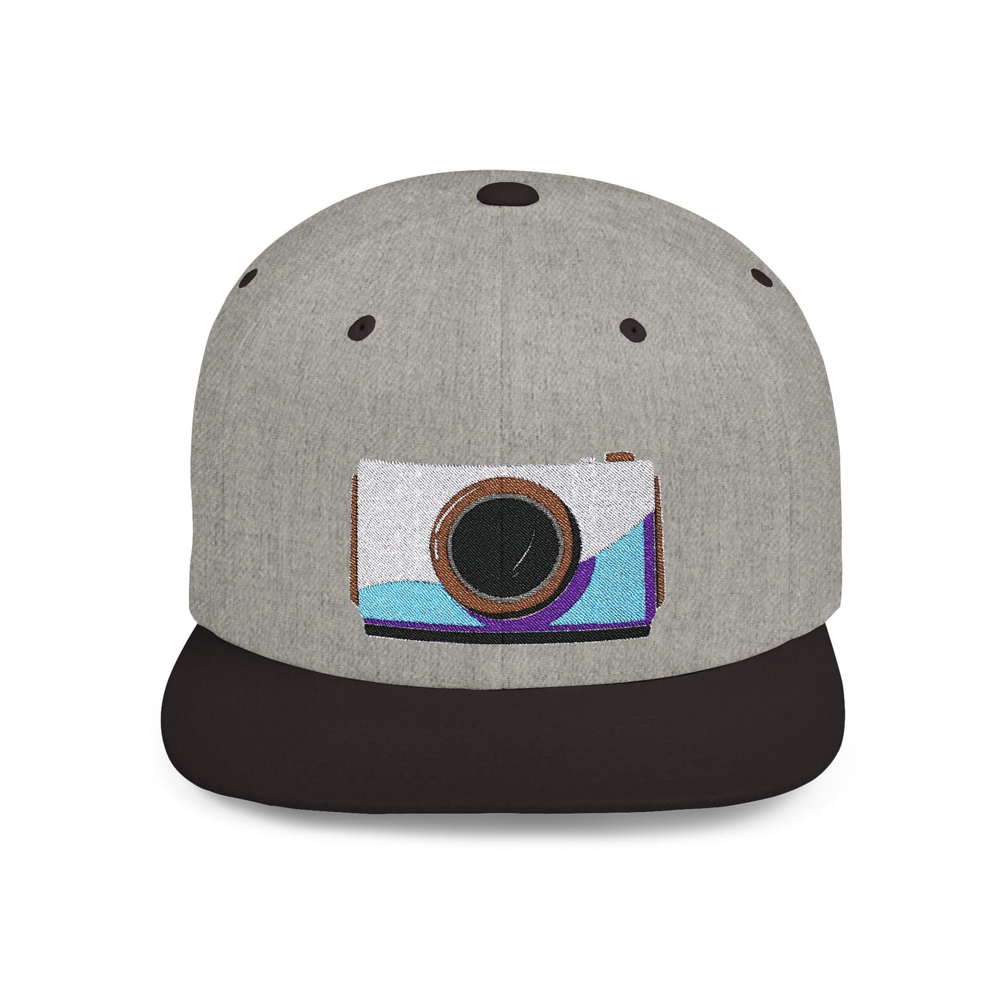 Digital Camera Flat Bill Snapback – Lightweight, Custom Fit, Premium Quality