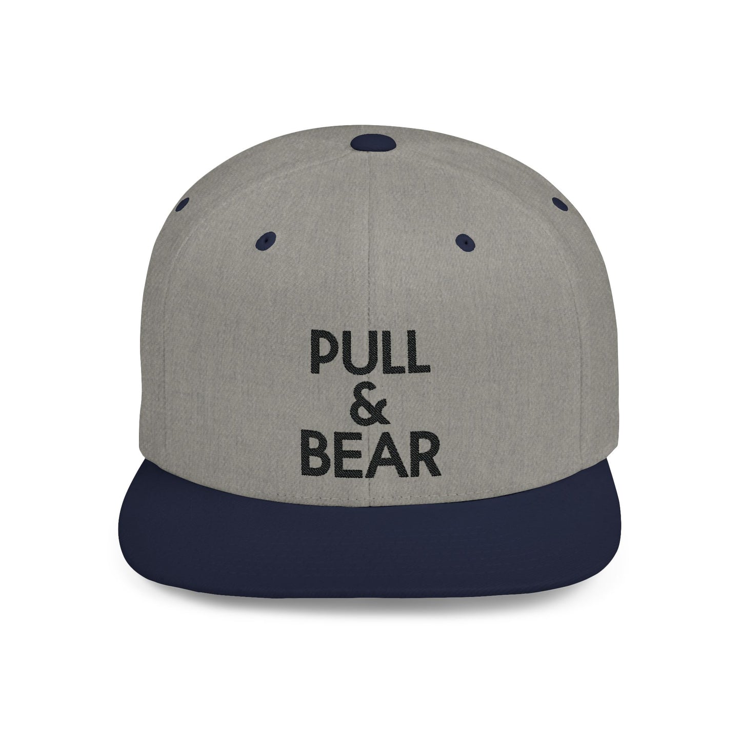 Pull & Bear Flat Bill Snapback – Lightweight, Custom Fit, Premium Quality