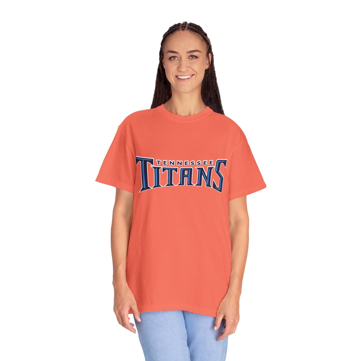 Tennessee Titans Team Merch Garment-Dyed T-Shirt – Premium Cotton Tee for Customization