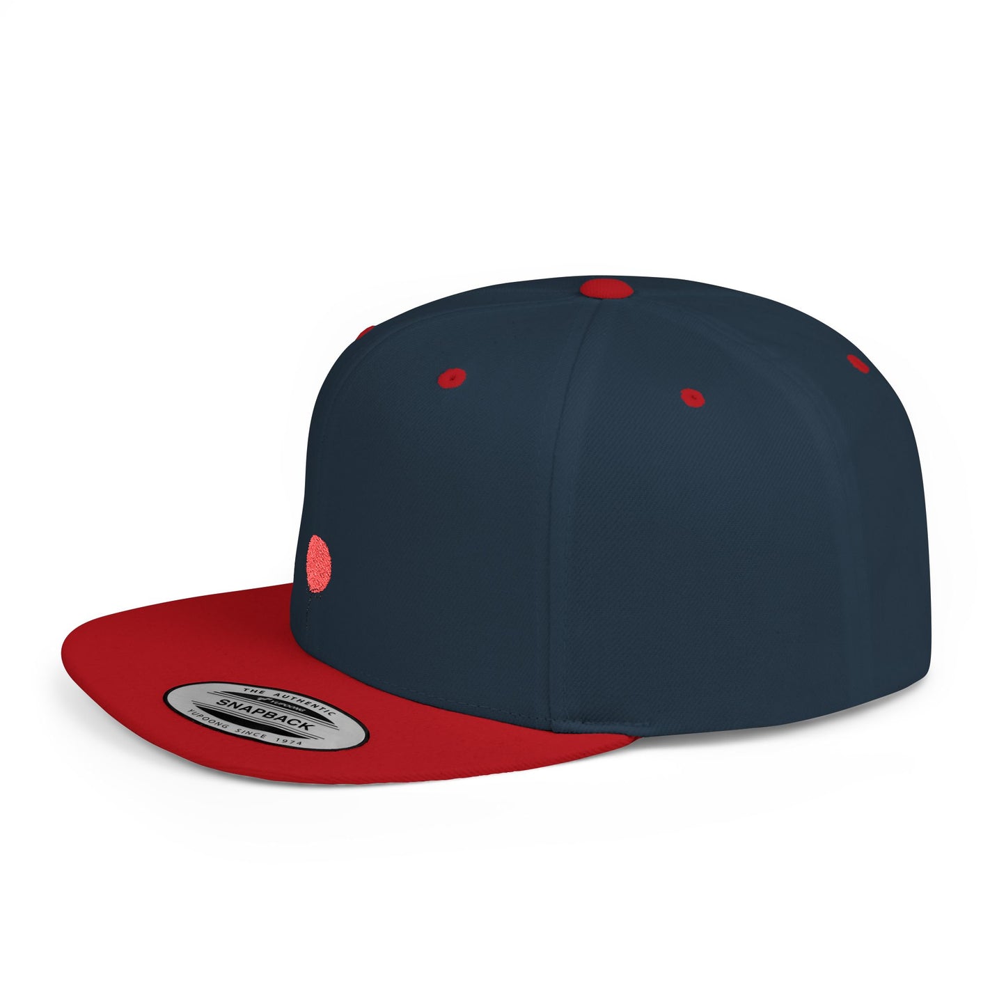 Red Balloon Flat Bill Snapback – Lightweight, Custom Fit, Premium Quality