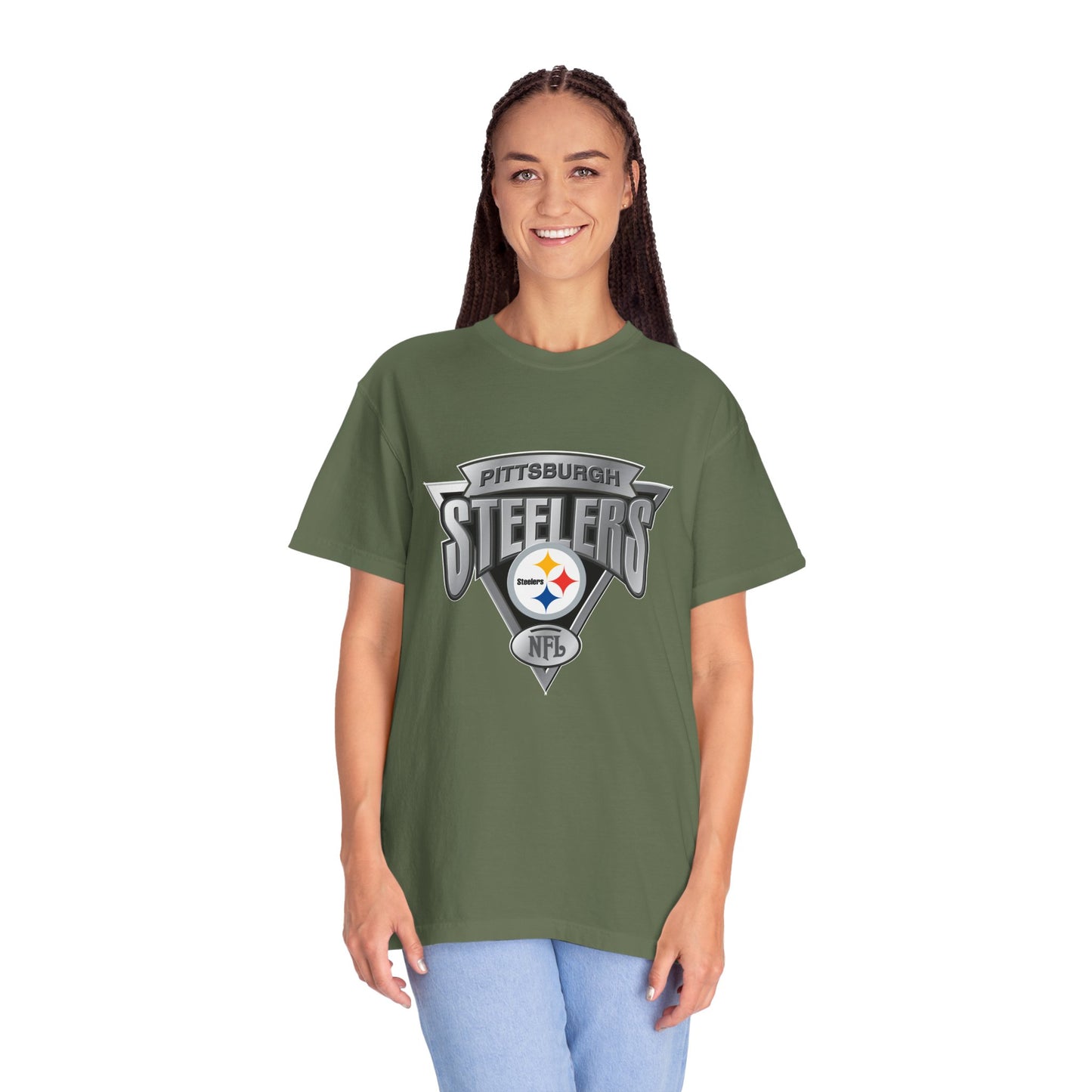 Pittsburgh Steelers Nation Garment-Dyed T-Shirt – Premium Cotton Tee for Customization