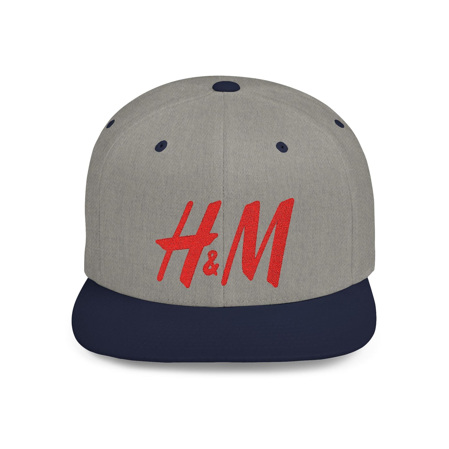 H&M Flat Bill Snapback – Lightweight, Custom Fit, Premium Quality