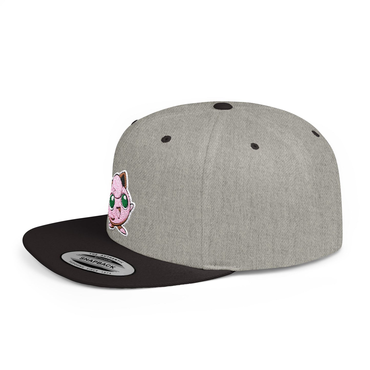 Jigglypuff Pokemon Flat Bill Snapback – Lightweight, Custom Fit, Premium Quality