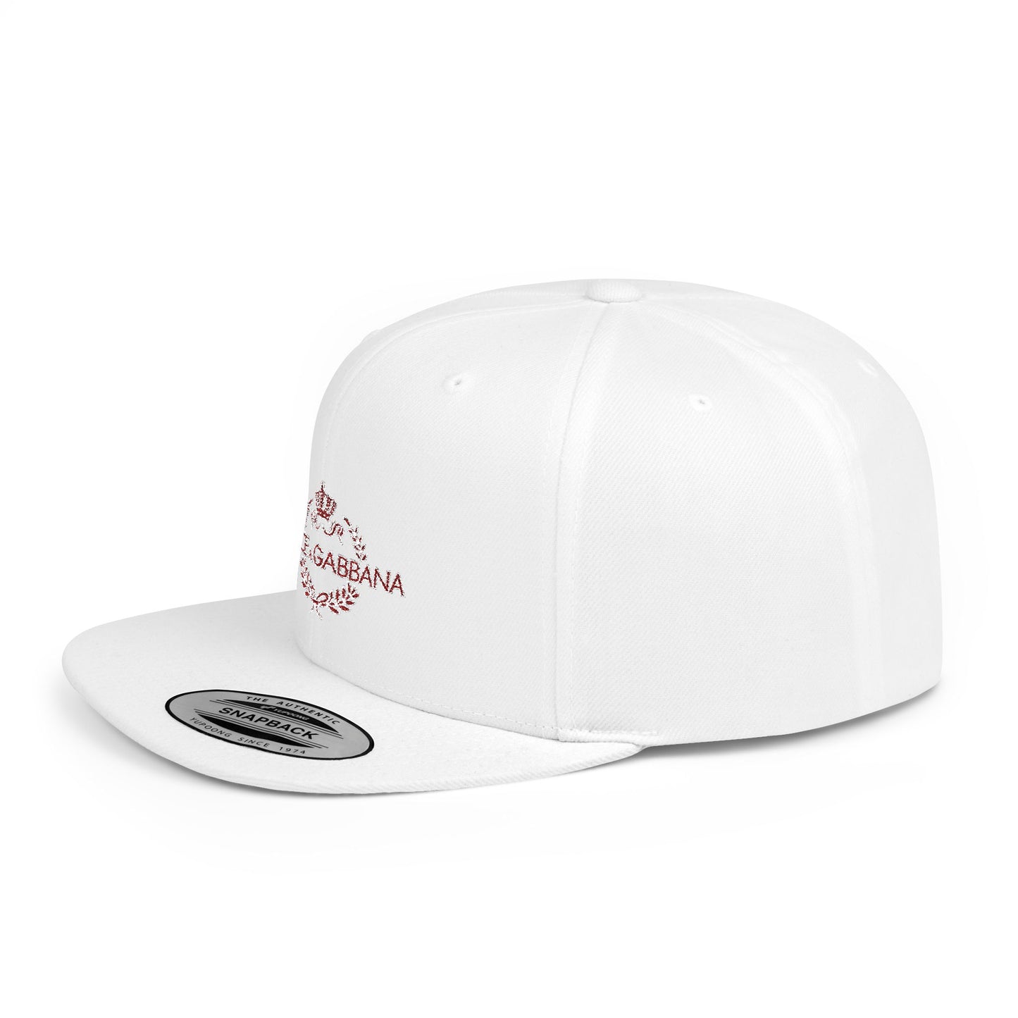 D&G Flat Bill Snapback – Lightweight, Custom Fit, Premium Quality