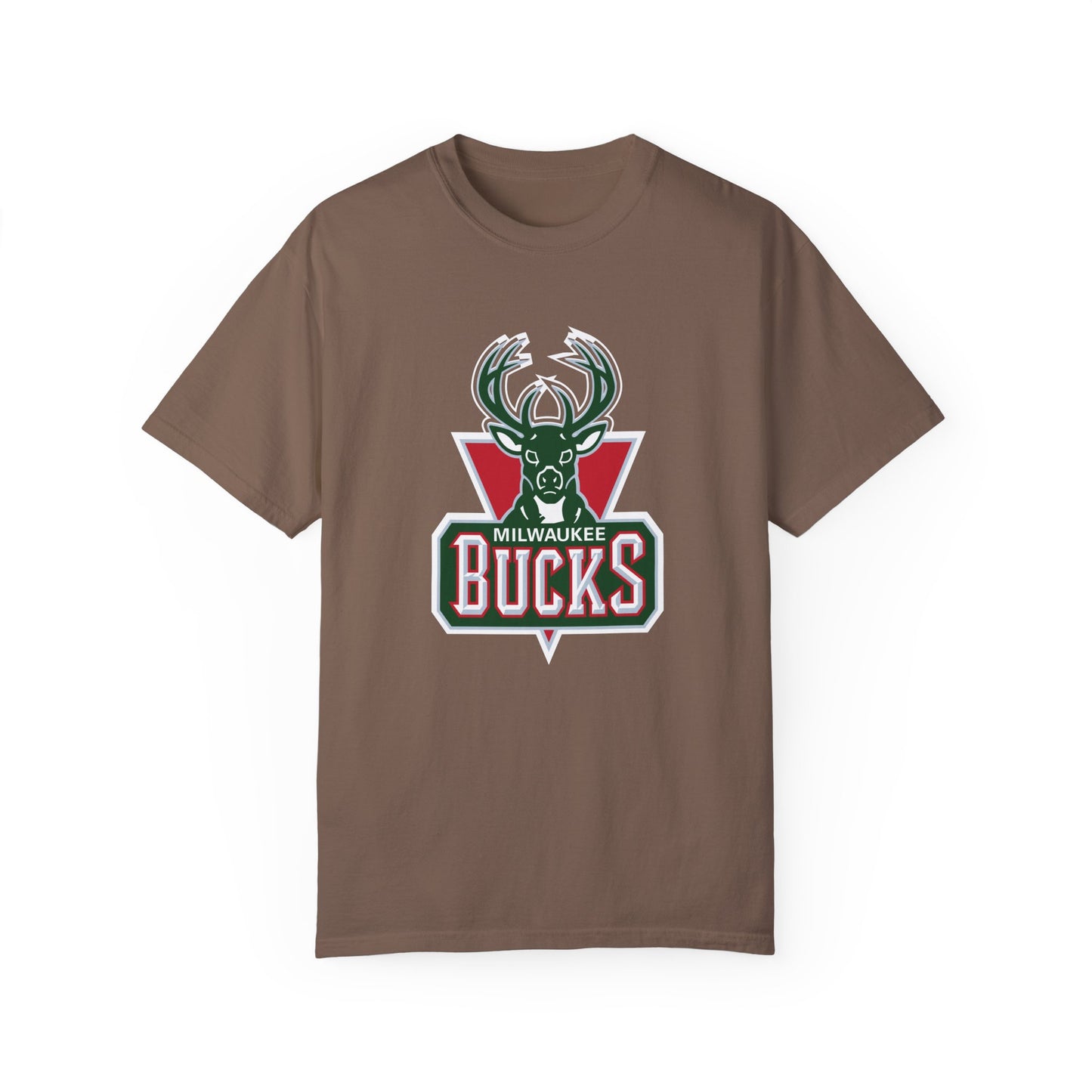 Milwaukee Bucks Hoop Lifestyle Garment-Dyed T-Shirt – Premium Cotton Tee for Customization