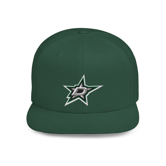 Dallas Stars Flat Bill Snapback – Lightweight, Custom Fit, Premium Quality