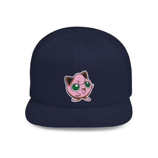 Jigglypuff Pokemon Flat Bill Snapback – Lightweight, Custom Fit, Premium Quality