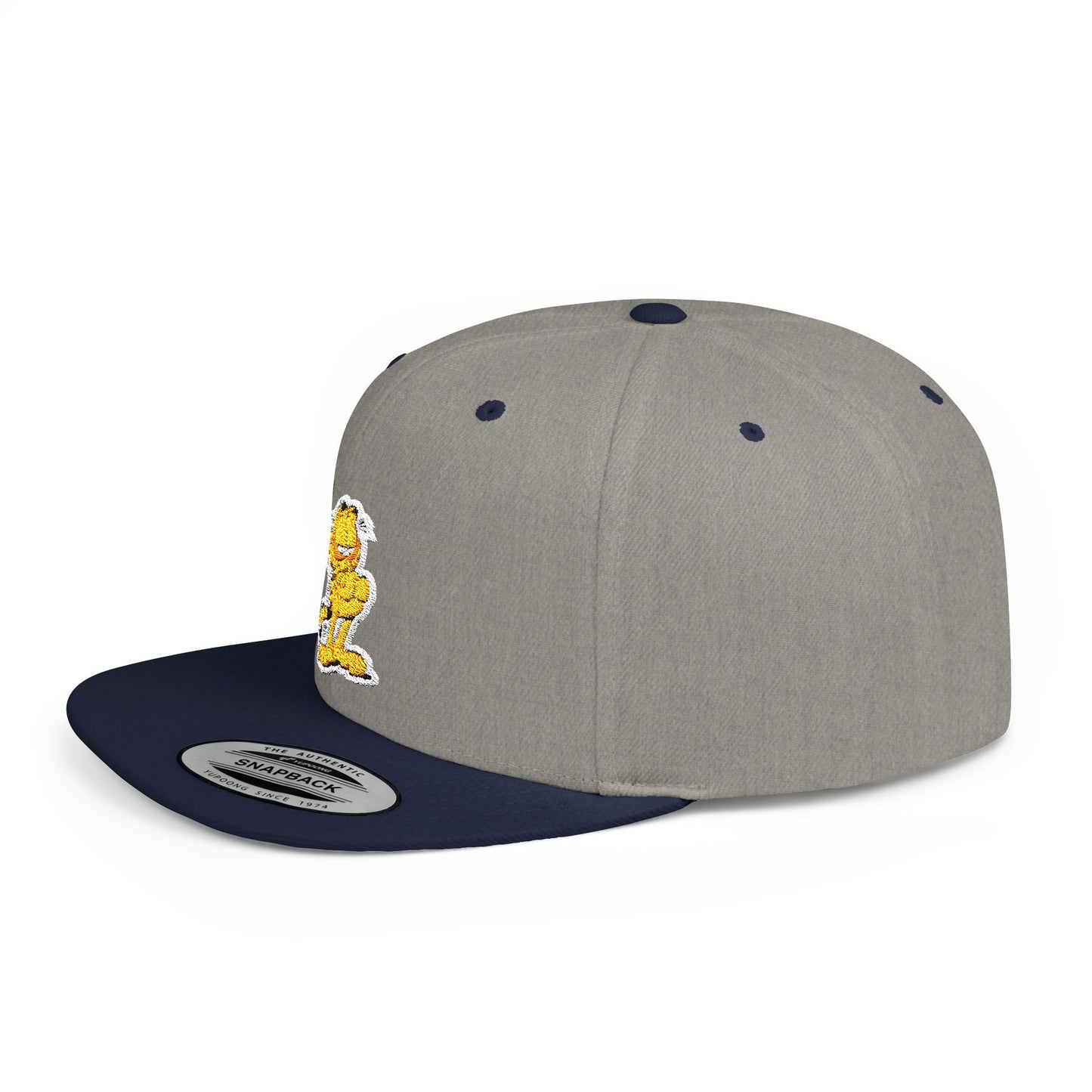 Garfield Flat Bill Snapback – Lightweight, Custom Fit, Premium Quality