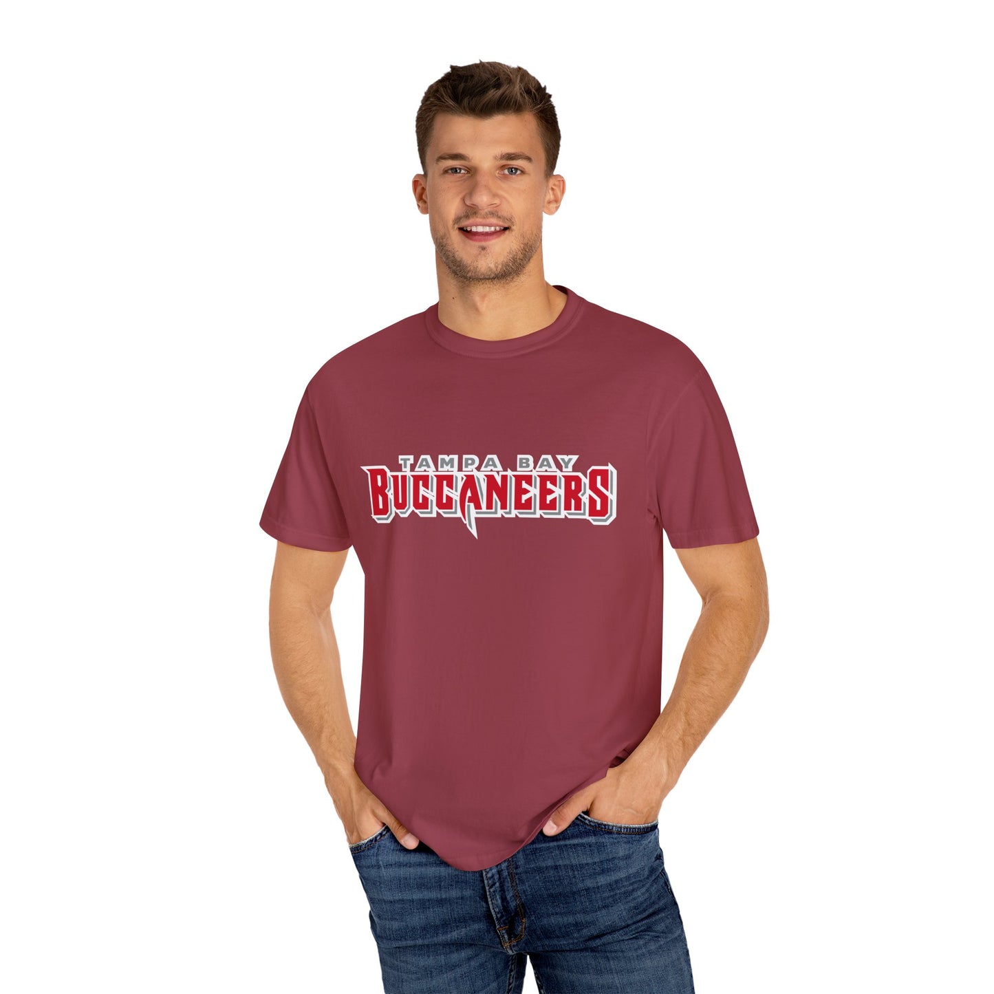 Tampa Bay Buccaneers Gear Garment-Dyed T-Shirt – Premium Cotton Tee for Customization