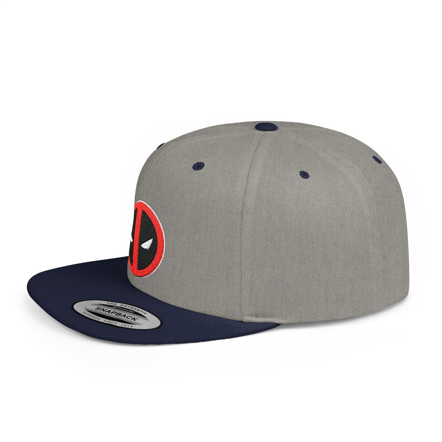 Deadpool Logo Flat Bill Snapback – Lightweight, Custom Fit, Premium Quality