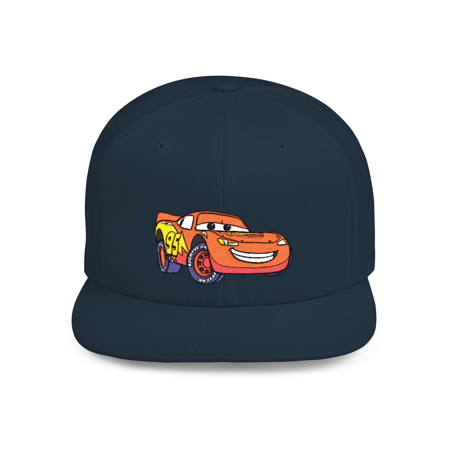 Lightning McQueen Cars Disney Flat Bill Snapback – Lightweight, Custom Fit, Premium Quality
