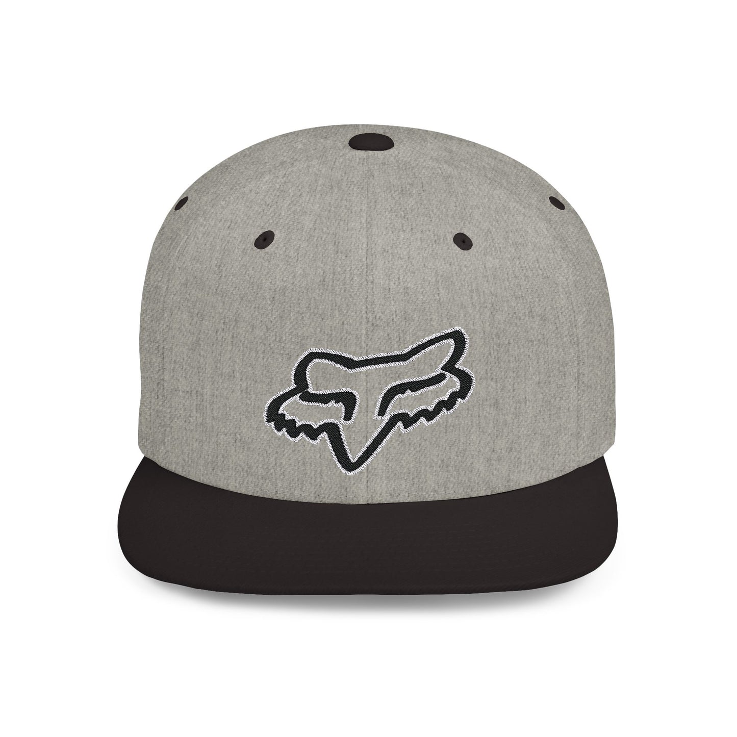 Fox Flat Bill Snapback – Lightweight, Custom Fit, Premium Quality