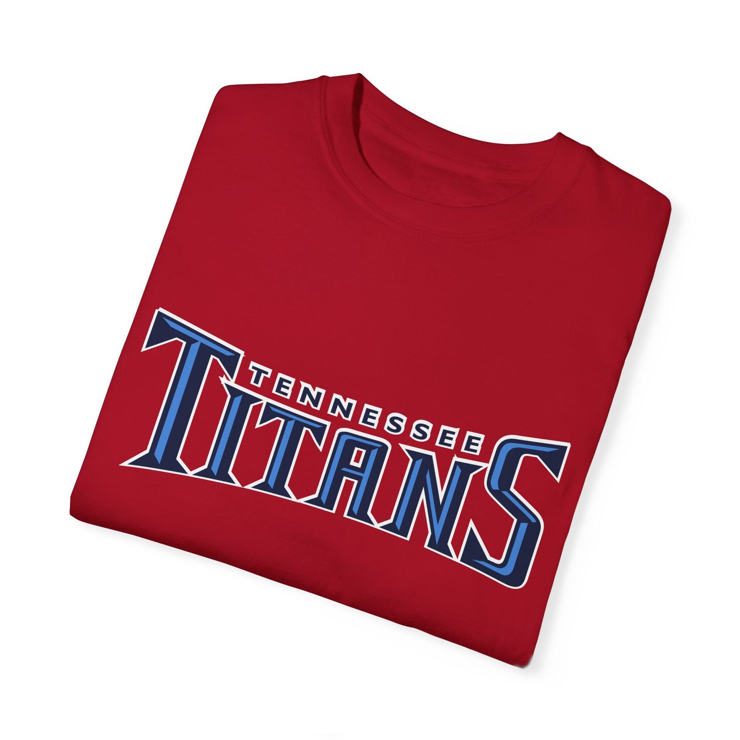 Tennessee Titans Team Merch Garment-Dyed T-Shirt – Premium Cotton Tee for Customization